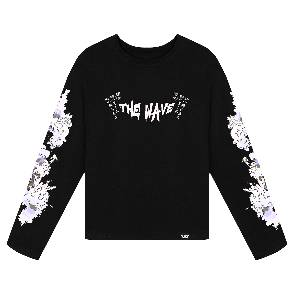 Лонгслив Волны океана